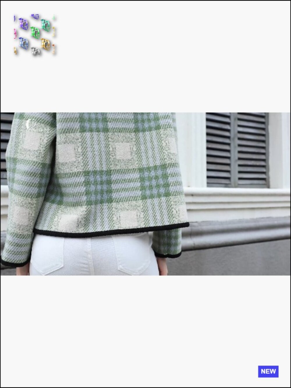 Plaid Button Down Cardigan Sweater Long Sleeve Chunky Knit Vintage Outerwear - Picture 7 of 7